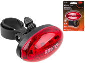 Фонарь ЮПИТЕР, JP1046 велосипедный светодиодный 5LED, 4xAAА 