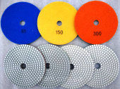 Круг алмазный гибкий "Черепашка" D-100мм, зерно  -80 шлифовальный