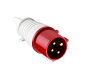 Вилка силовая 32А 2Р+Е+N 380В IP44 ССИ-024, IEK PSR02-032-4 